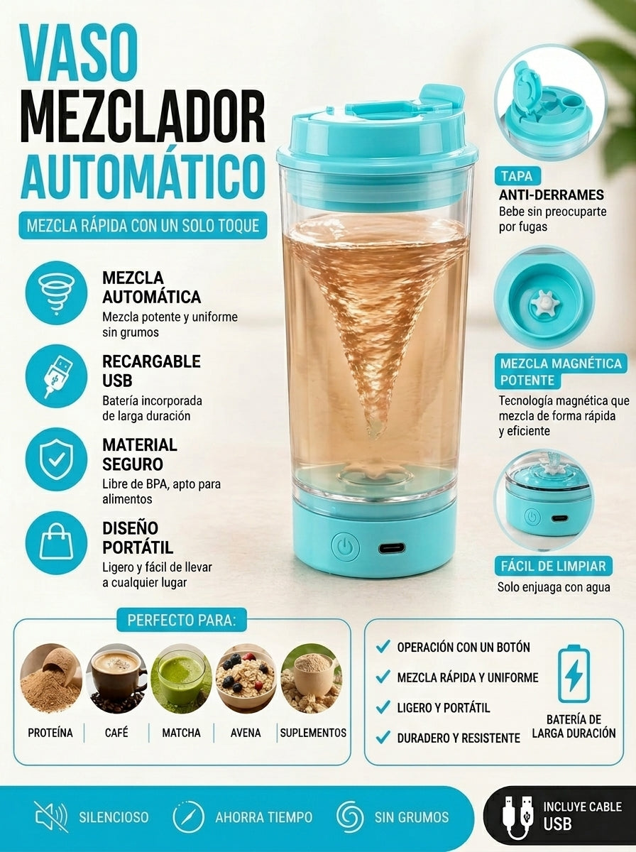 Vaso mezclador automatico