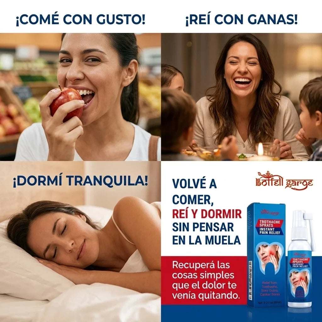 Spray Alivio Dental - Calma el dolor de muela en segundos
