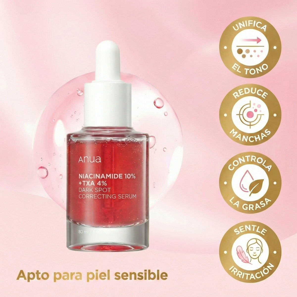 Unifica el tono y reduce manchas sin irritar tu piel