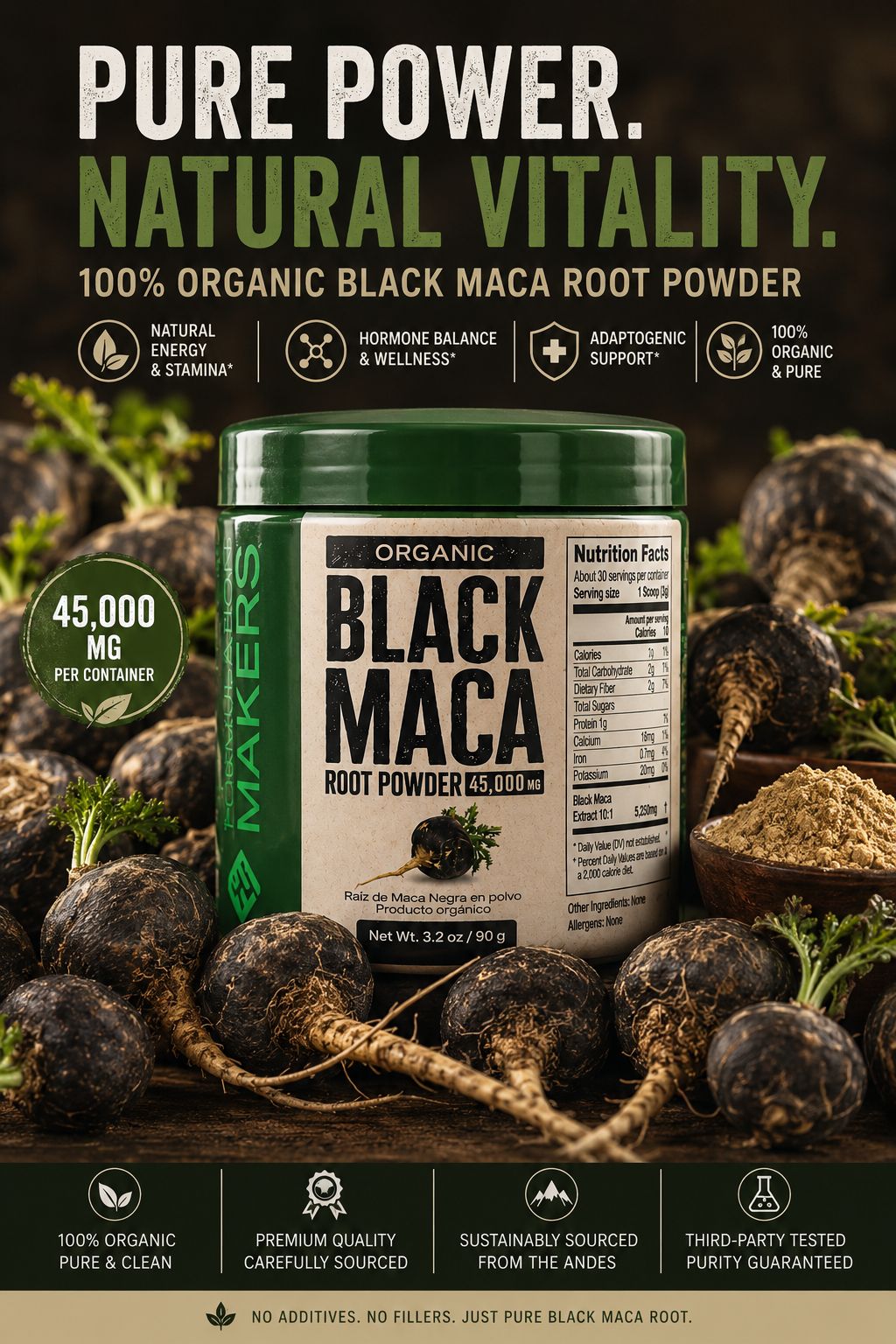 Black Maca - Formulation Makers
