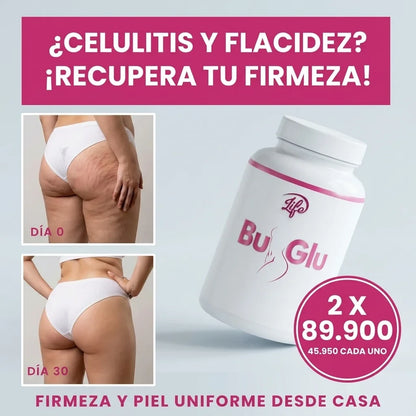 Bu-Glu™ Original: Realce Femenino Natural con Pueraria y Maca