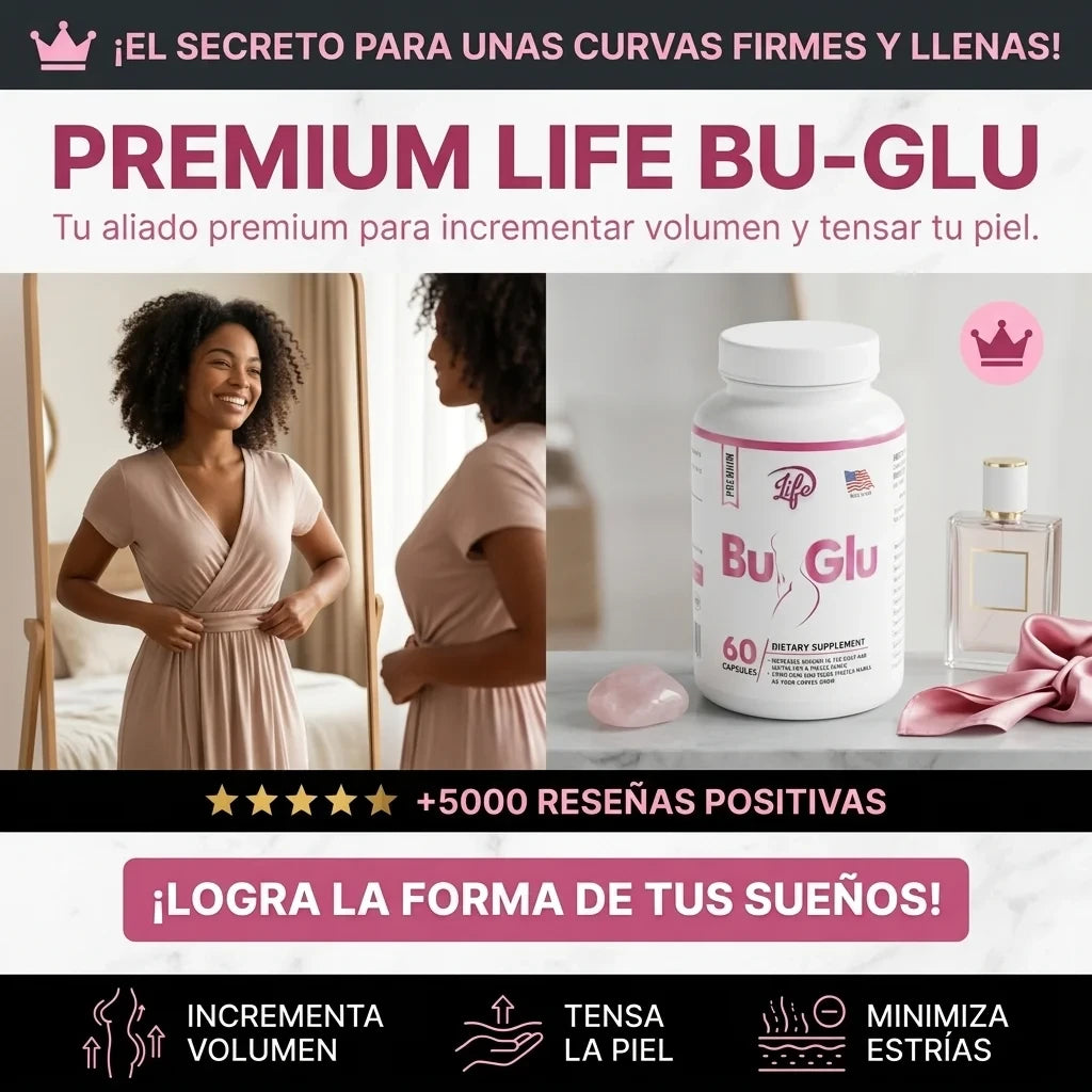 Bu-Glu™ Original: Realce Femenino Natural con Pueraria y Maca