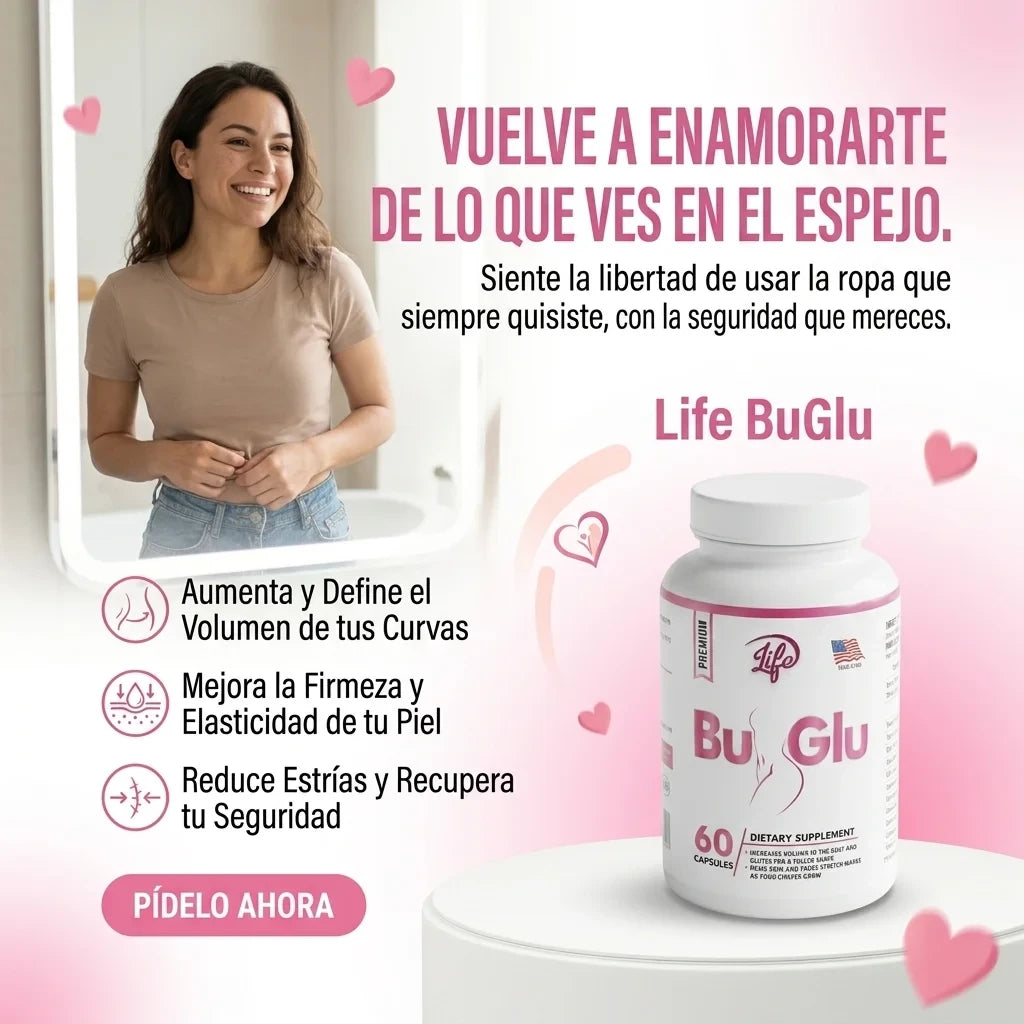 Bu-Glu™ Original: Realce Femenino Natural con Pueraria y Maca