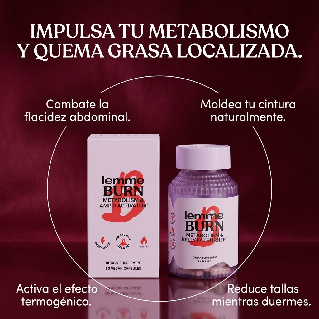 Lemme Burn™ - Acelerador Metabólico y Reductor Abdominal