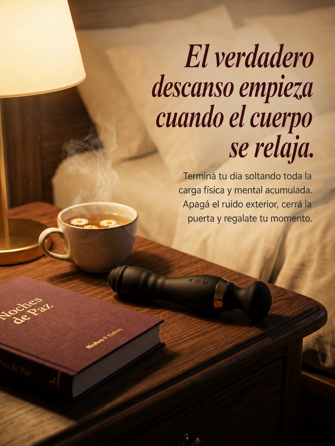 Masajeador Personal Recargable · Silicona Suave y Silencioso