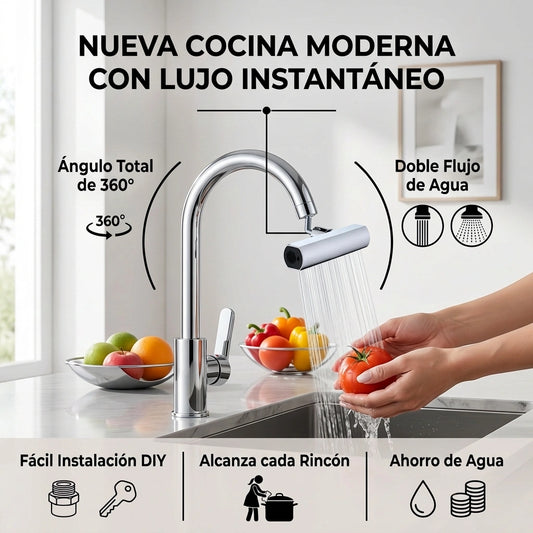 Convierte tu grifo en una herramienta de limpieza 1080°
