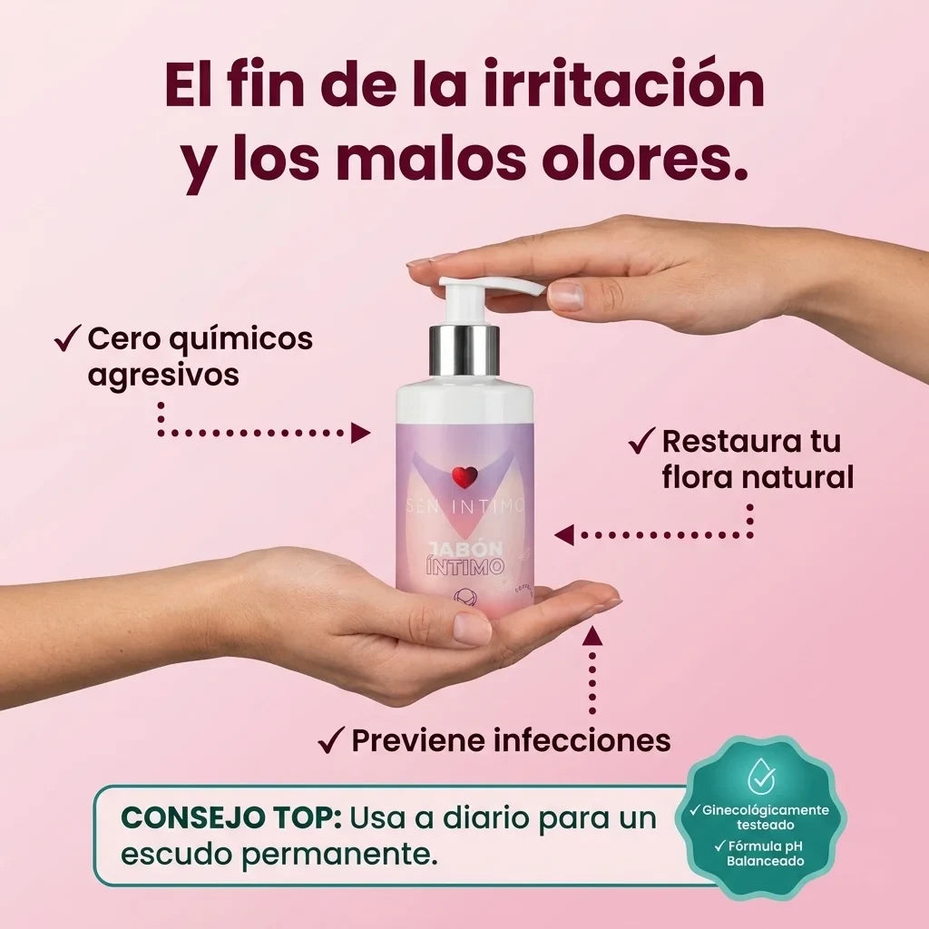 Jabón Íntimo · Limpieza Suave que Respeta tu Equilibrio