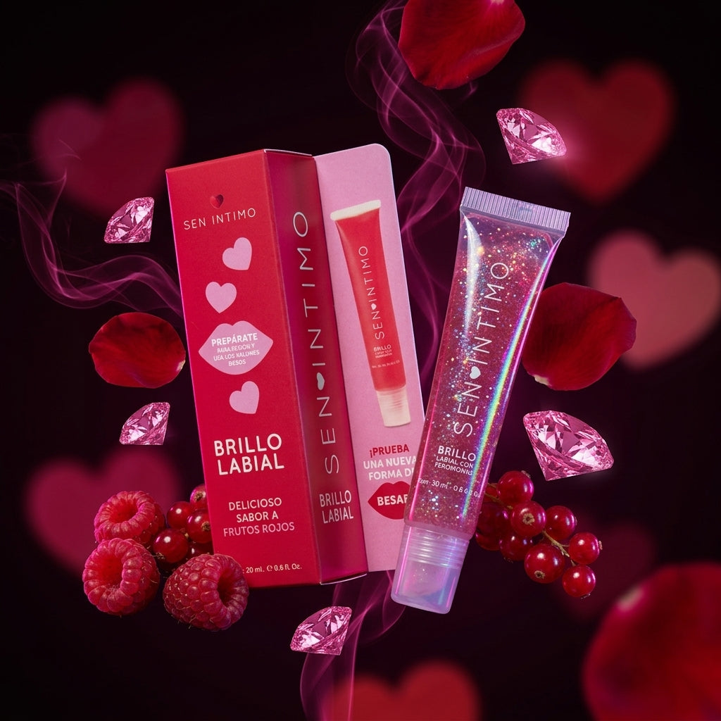 Lip Gloss con Feromonas · Brillo Irresistible