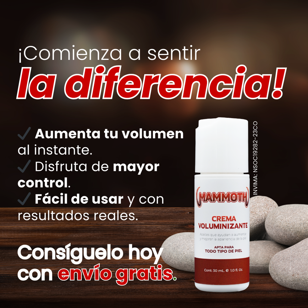 CREMA VOLUMINIZANTE PARA HOMBRE.