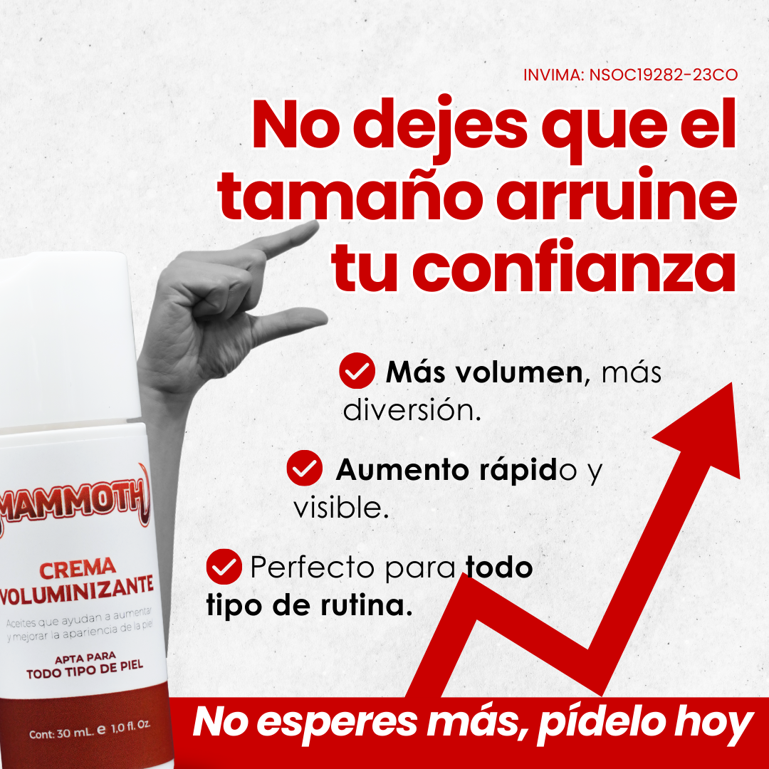 CREMA VOLUMINIZANTE PARA HOMBRE.