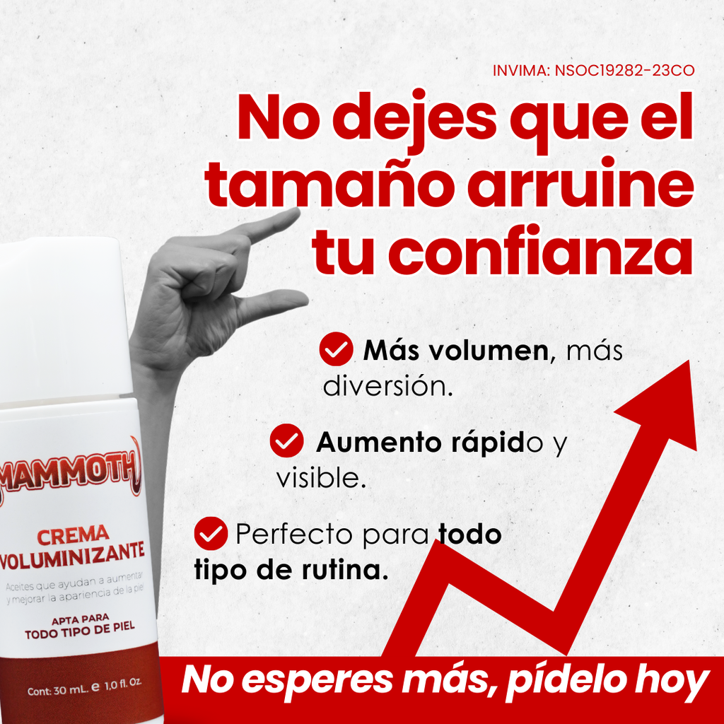 CREMA VOLUMINIZANTE PARA HOMBRE.