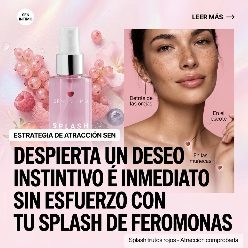 Splash con feromonas | El secreto para ser innolvidable