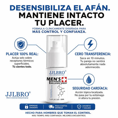 Spray para Durar Más Tiempo en la Intimidad.