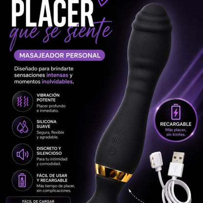 Vibrador personal recargable