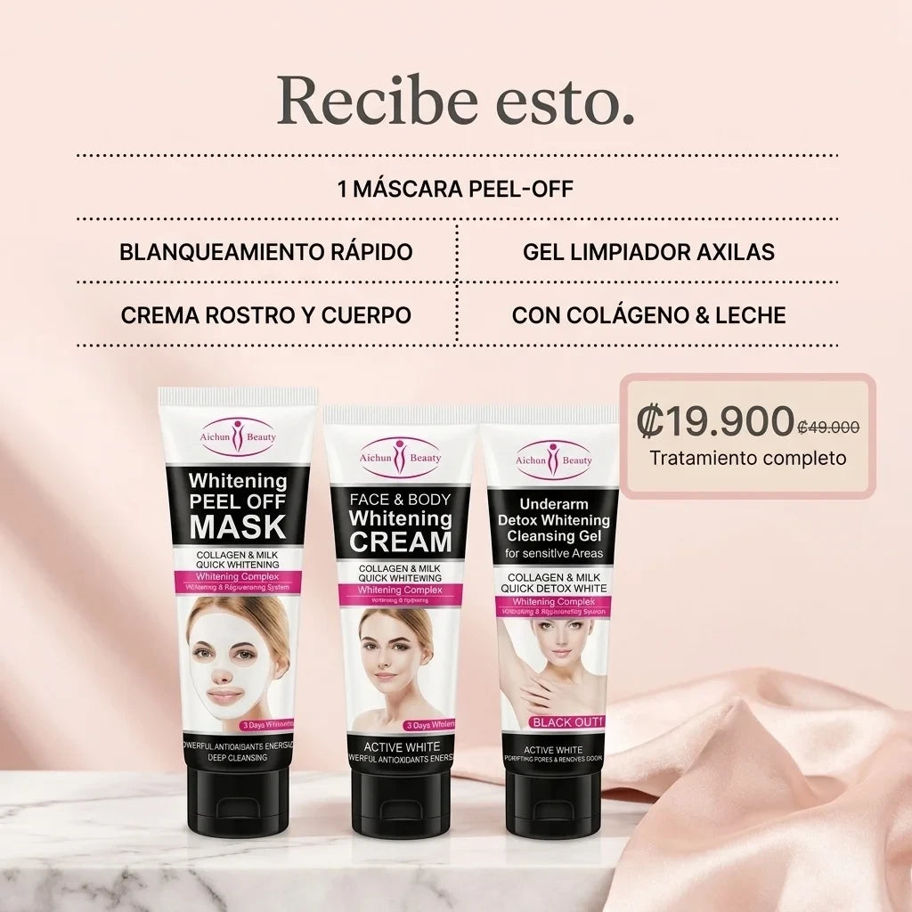 Crema aclarante - Combo X3