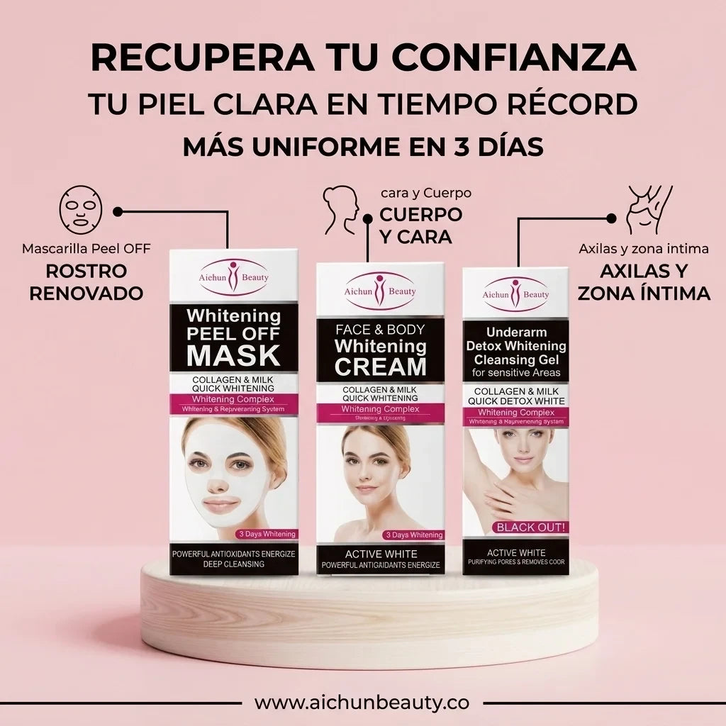 Crema aclarante - Combo X3
