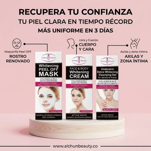 Crema aclarante - Combo X3