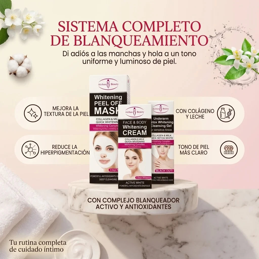 Crema aclarante - Combo X3