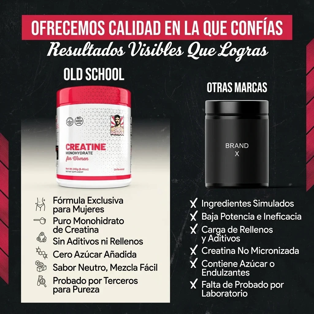 Creatina para Mujer + Colágeno | Esculpí tus Curvas y Glúteos | 3 en 1