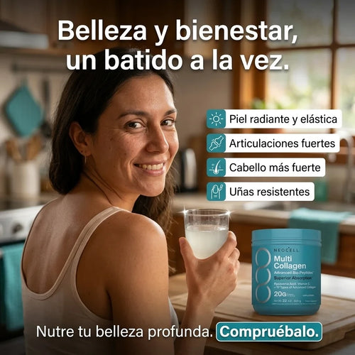 Colágeno Hidrolizado  · Piel Firme, Cabello Fuerte y Uñas Sanas
