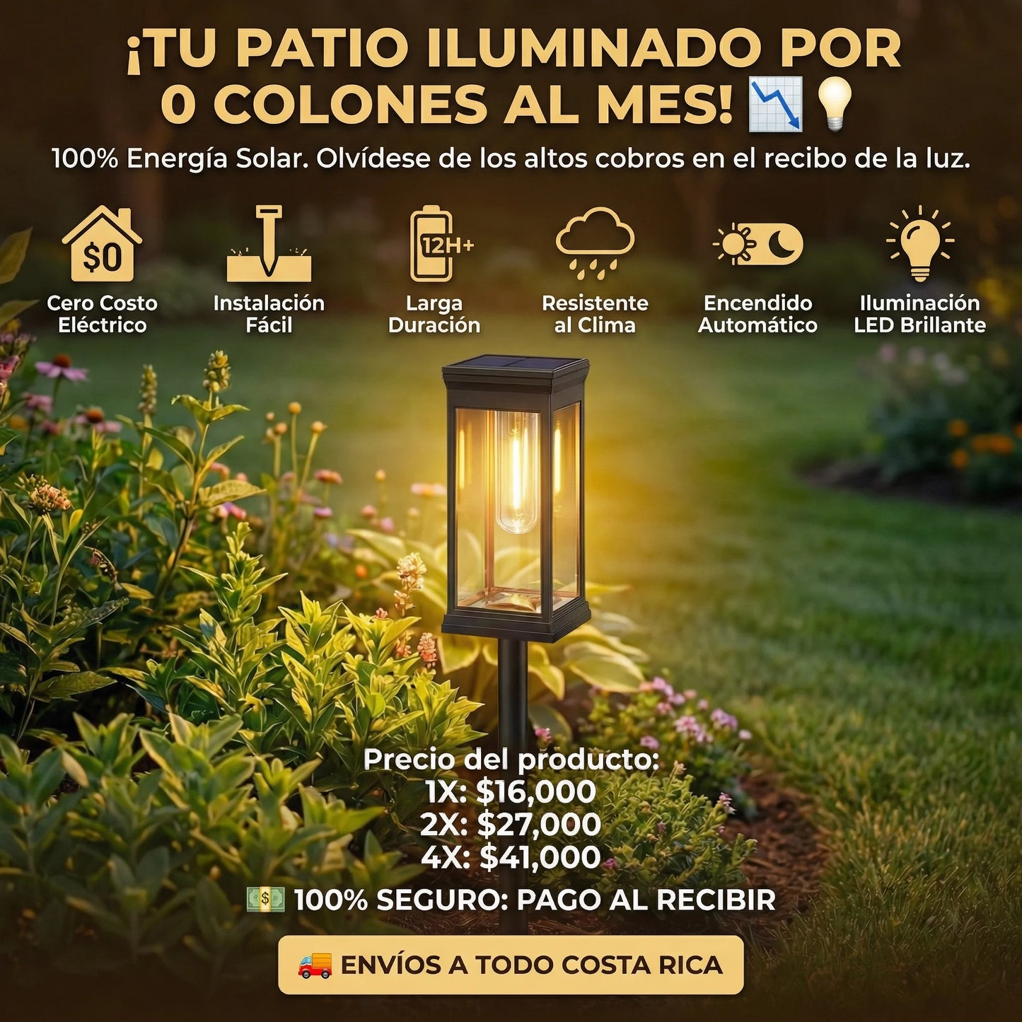 Lámparas Exteriores con tecnología LED