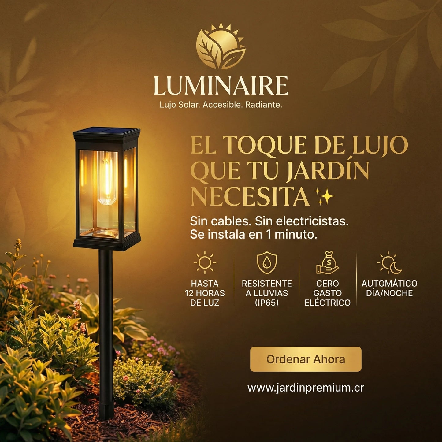 Lámparas Exteriores con tecnología LED